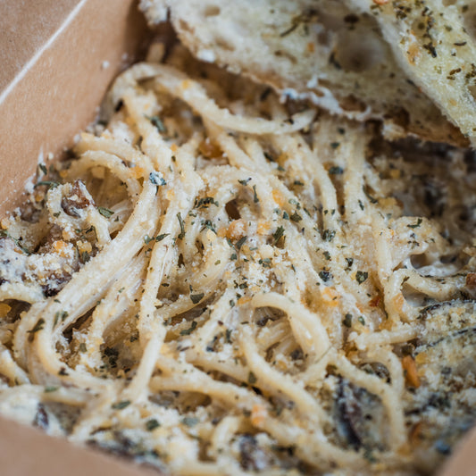 Creamy Tartufo Spaghetti