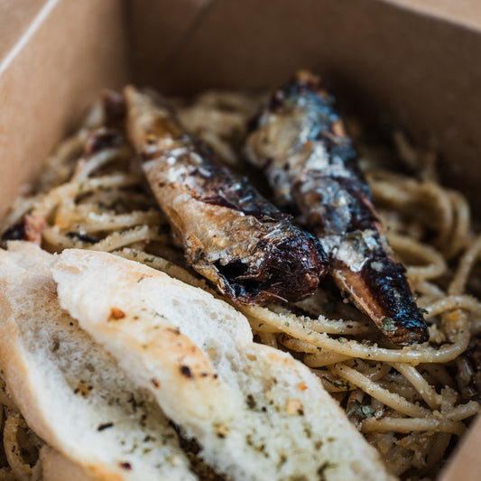 Spanish Sardines Spaghetti